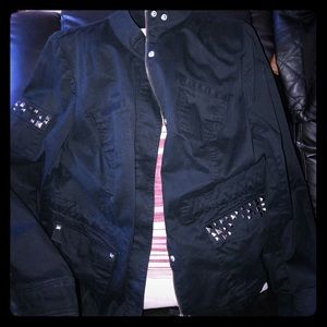 Black jacket 14/16 military style Lane Bryant
